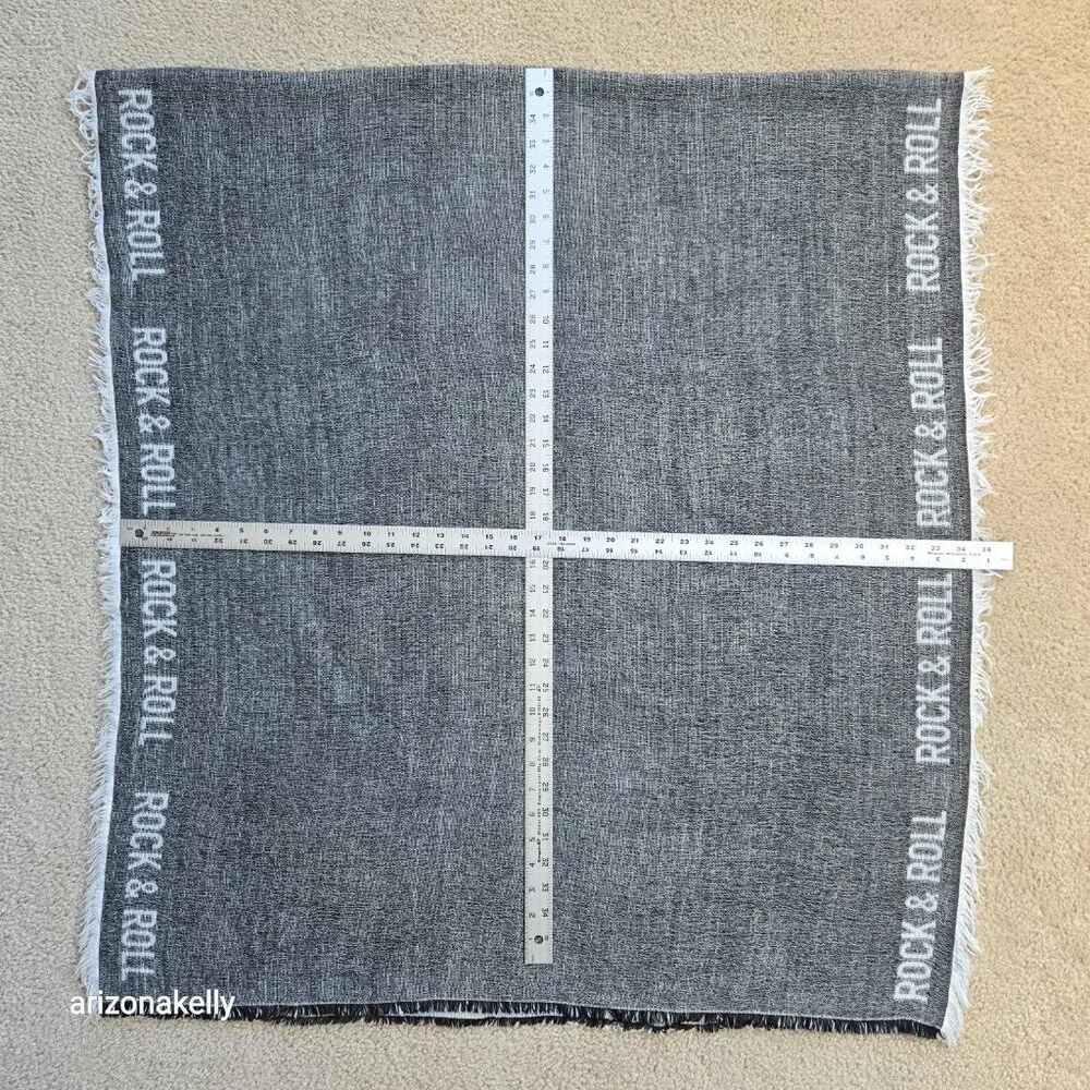 Saint & Sofia Rock & Roll Wool Blend Scarf